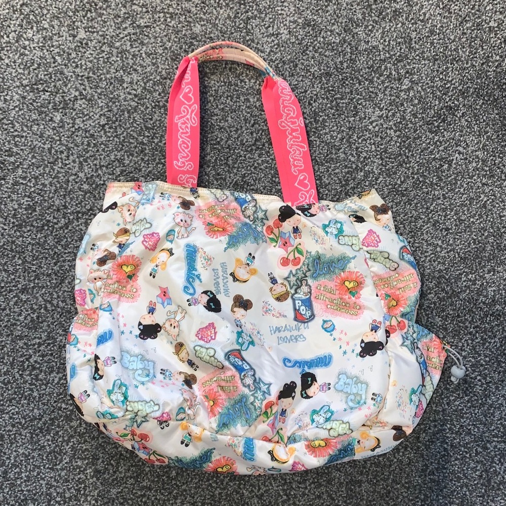 Pink Harajuku Lovers Street Art Graffiti Bag